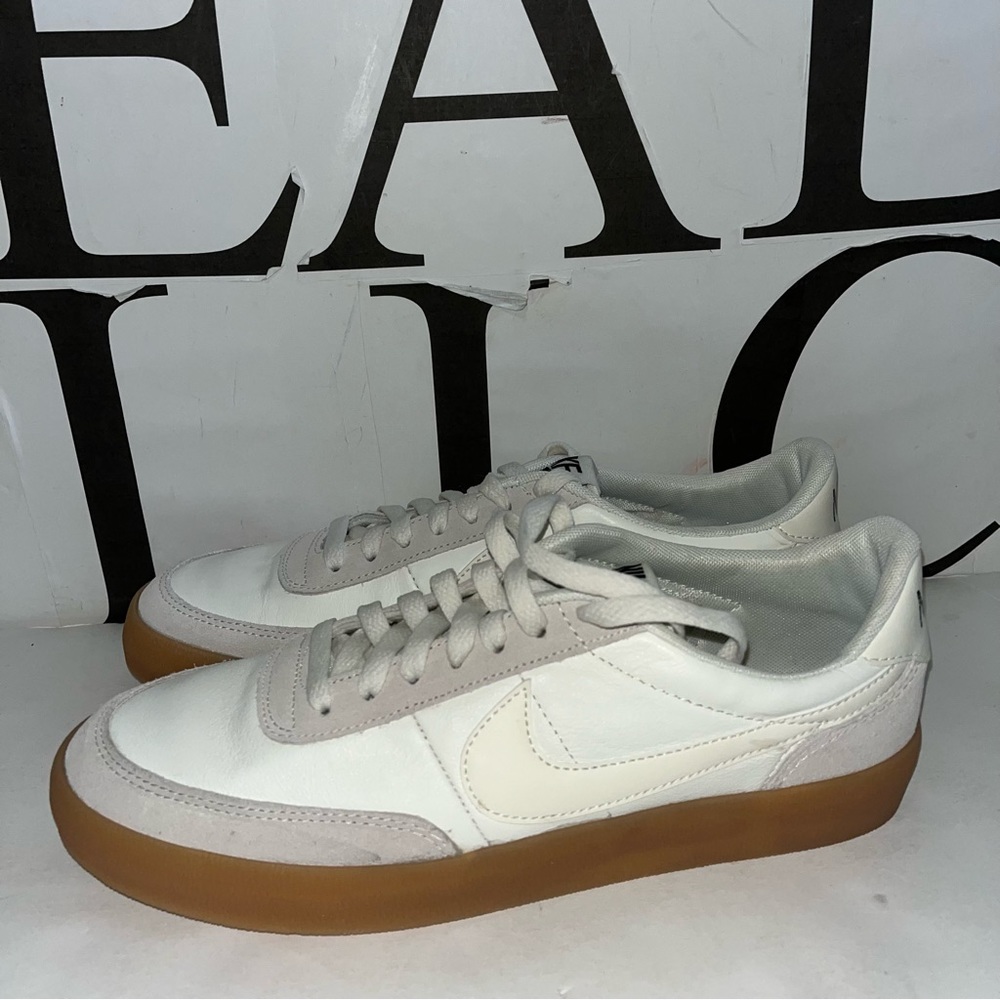 Nike Killshot 2 Leather White Sail Gum Shoes Men's Size 9 432997-128 NEW